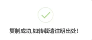 子比美化 – 给网站添加复制提示框小工具-青心网创站测试